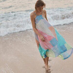 Anthropologie Lilka Annette Dress Size XS/S Watercolor NWT